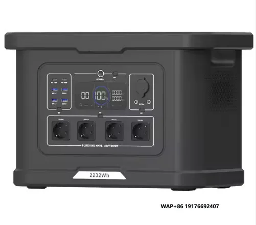 

2400W Fast-Charging OEM/ODM Quiet Cheap Tragbare Powerstation Solar Generator All in One Outdoor Portable Solar Power Station