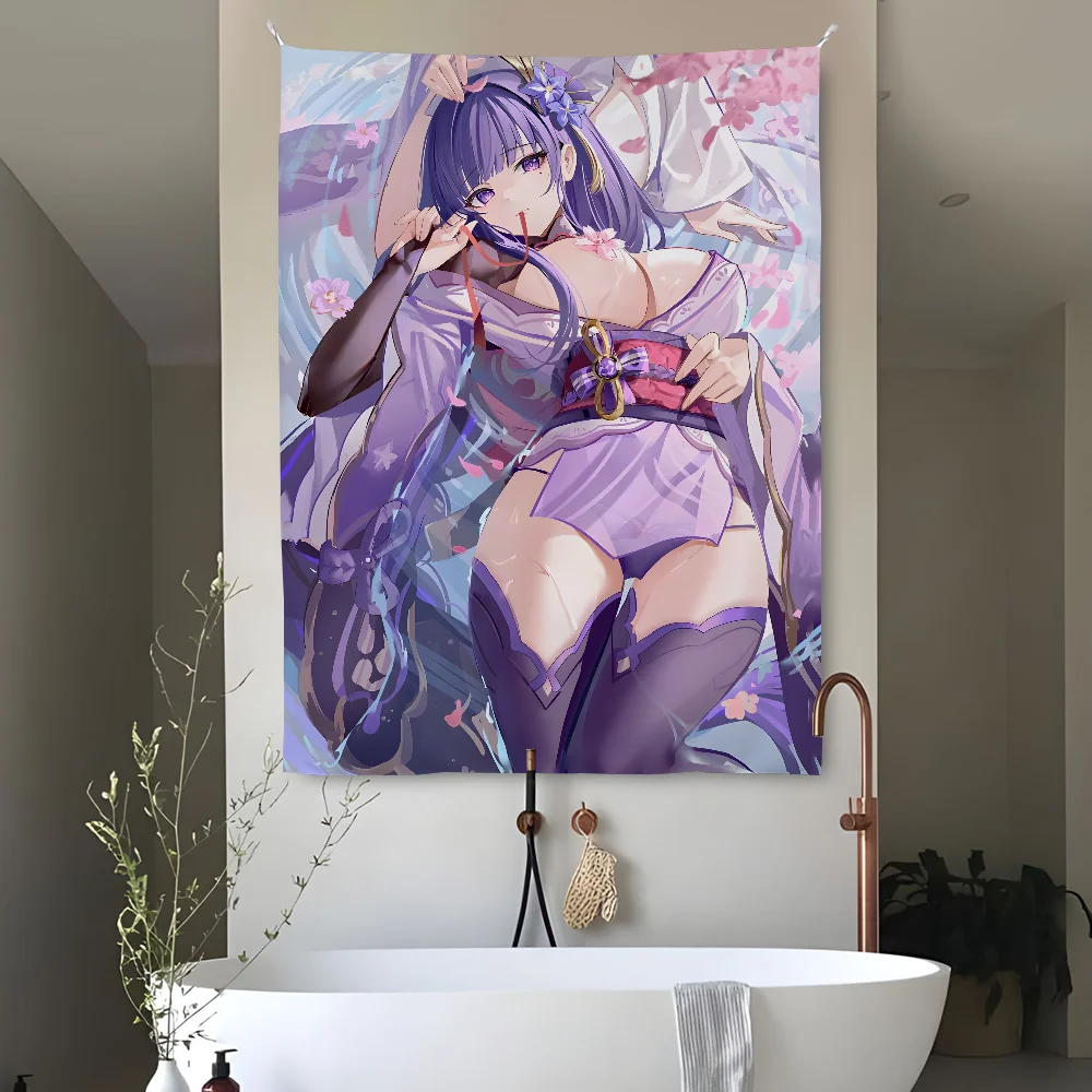 

R-Raiden S-Shogun Sexy Tapestry Perfect For Home&Living Bedroom Decor Wall Art Backdrop Banner