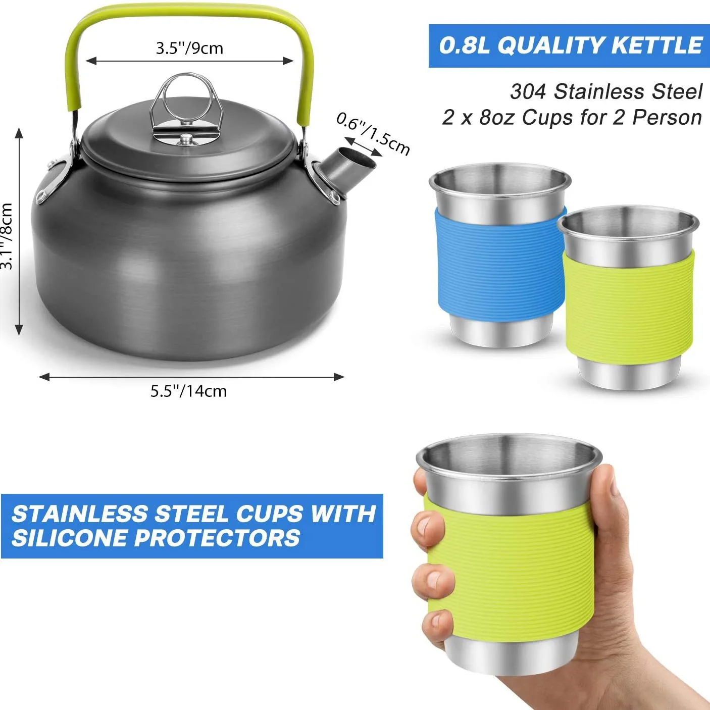 Juego Completo de Cocina para  - Camping Cooking Kettle reseña y precio
