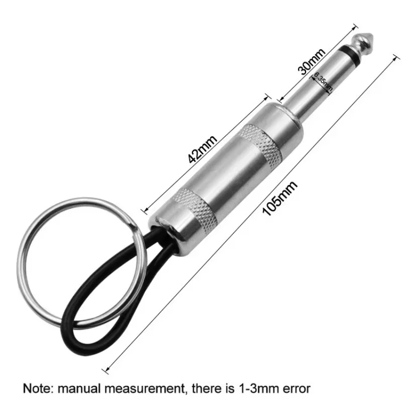 4/8pcs Wall Guitar Plug Keychain Holder Vintage Amplifier Keychain Rack Key Rings Hanger Music Key Shelf Hook Home Accessories image 3