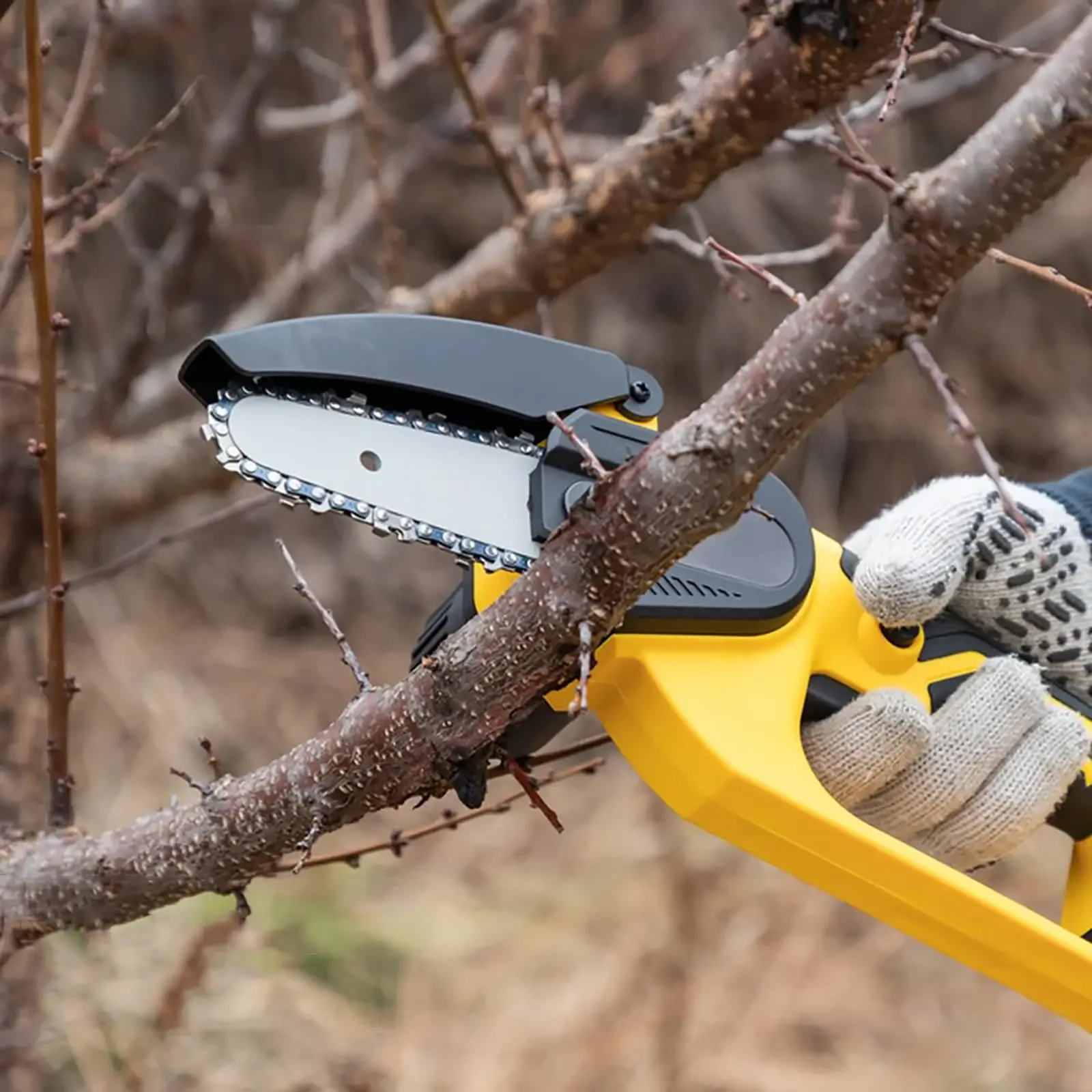 4/6/8 Zoll Sägebange 28/36 Knoten Elektrische Kettensäge Zubehör Ersatz Kettenführung Mini Stahl Kettensäge Garten Schneidwerkzeug – Detail 9