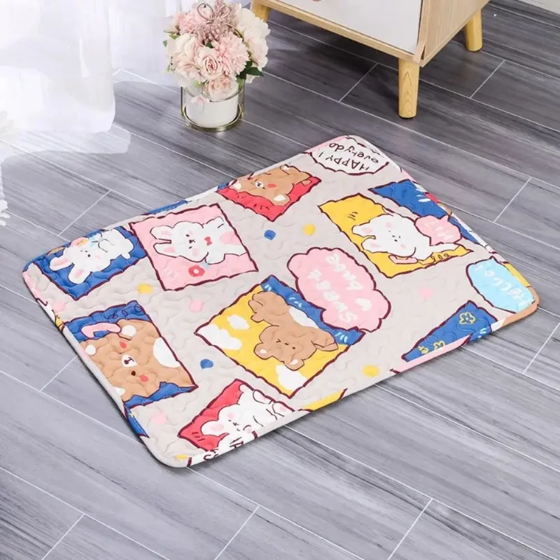 

Durable Washable Dog Cooling Mat Breathable Pet Ice Pad Blanket Pet Cold Bed Summer Pad Cat Blanket Sofa Pet