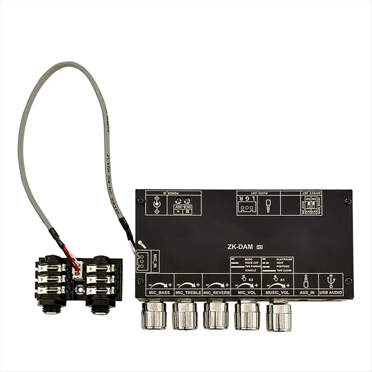 A26Z DAM H2 Karaoke Reverberation Board Isolated Low Noise Pre-Stage Effector Microphone Bluetooth USB Disk Decoder,A