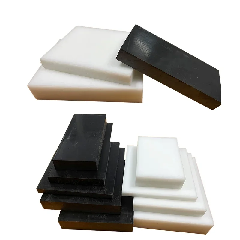 Imagem -05 - Folha de Plástico Rígido Pom para Gravação Cnc Espessura da Placa Placa de Polipropileno Material Faça Você Mesmo Branco e Preto Mm20 mm