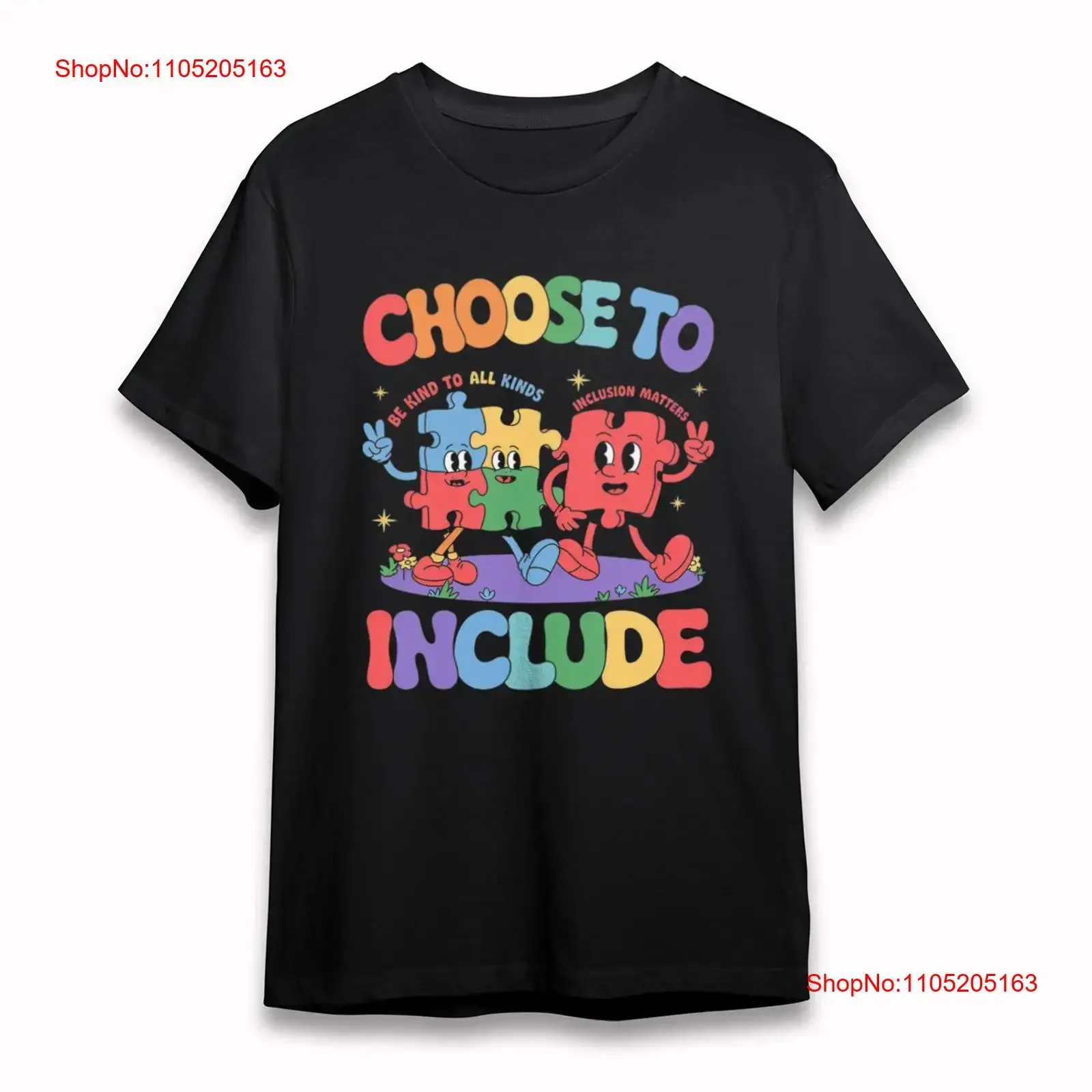 

Женская классическая футболка на выбор, чтобы включать в себя красочную головоломку, винтажная стираная слегка мягкая дизайнерская одежда для дома