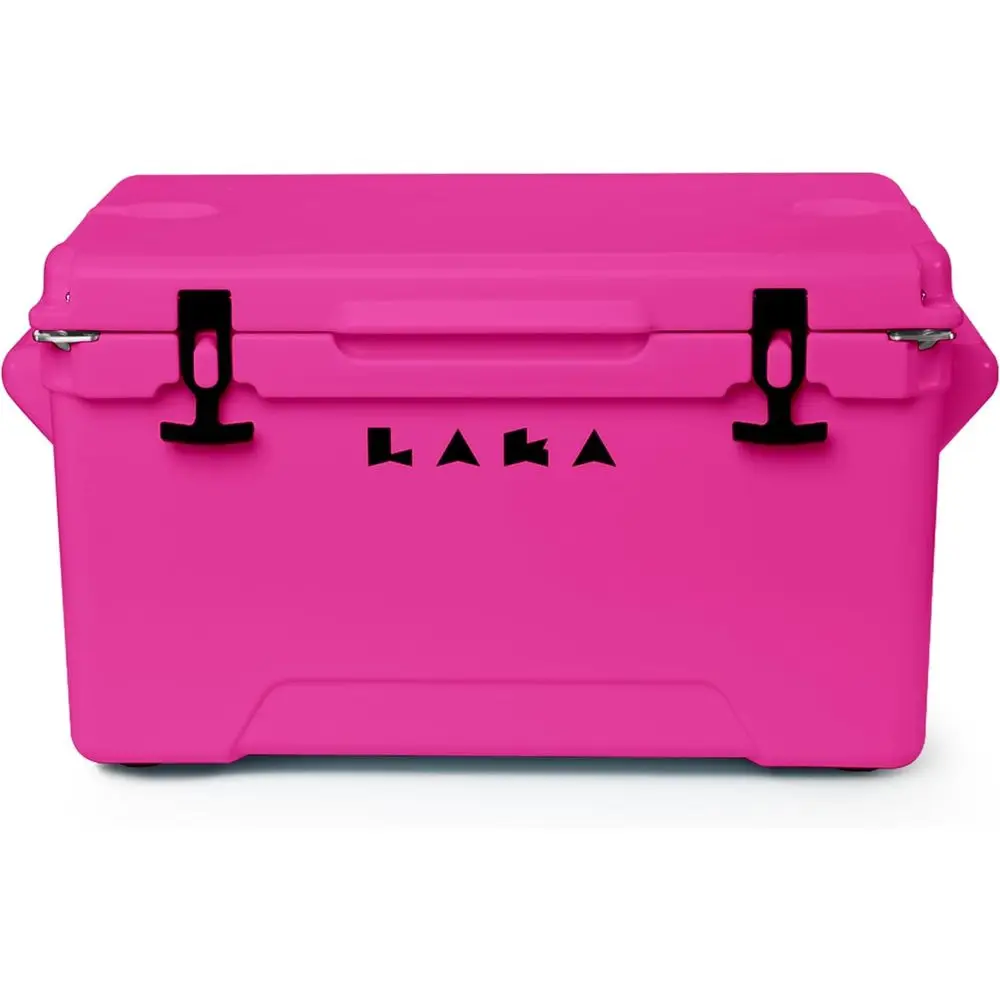 

45 Quart Premium Rotomolded Cooler, Insulates for 10 Days, Holds 36 Cans or 45 lbs Ice, Drain Plug, Basket, Non-Slip Feet, Ideal