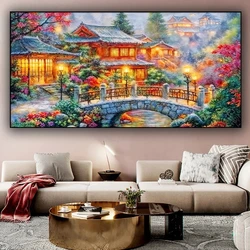 Fantasy Rural Autumn Senery Diy Diamond Painting New Full Diamond Embroidery Cross Stitch Kit Mosaic Rhinestones Home Art
