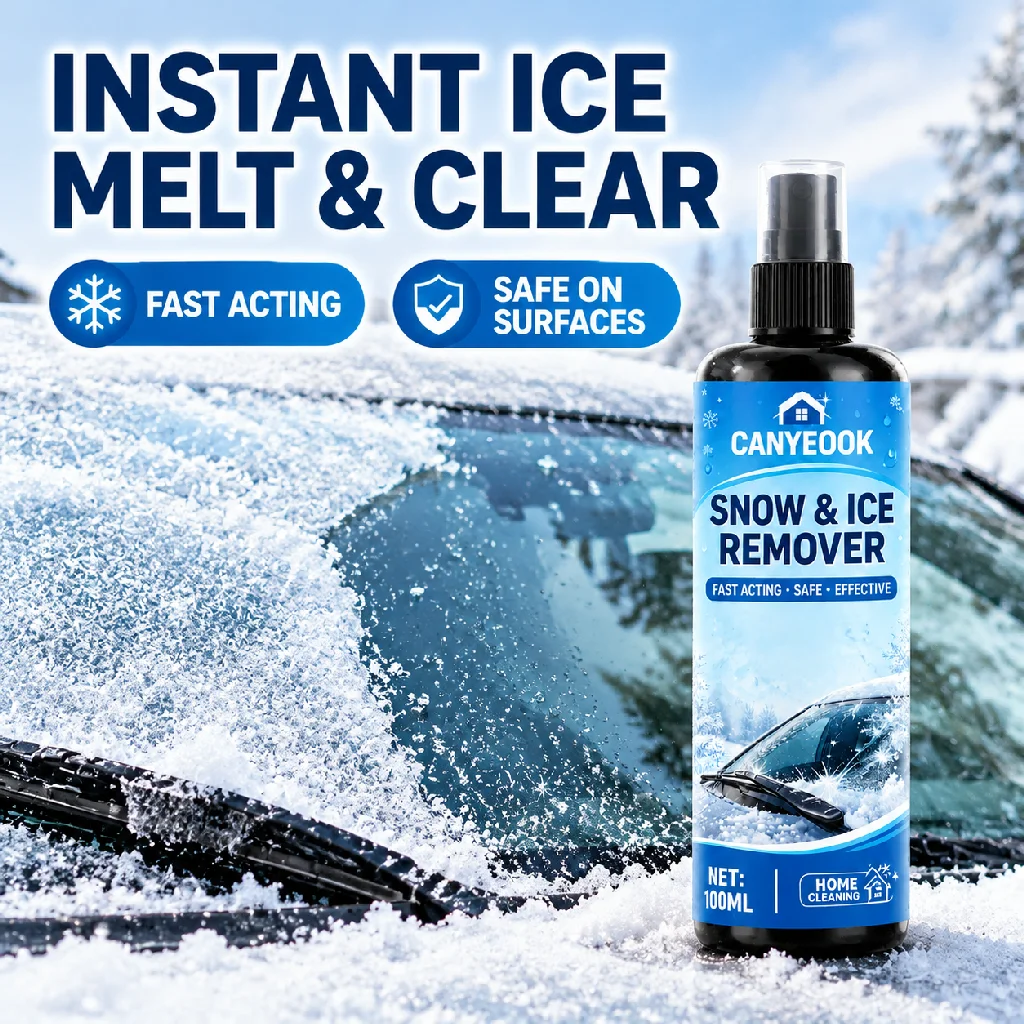 CANYEOOK Auto Snow Ice Remover Efficient Deicing Avoid Scratches On Paint Glass For Vehicle Windshield & Windows