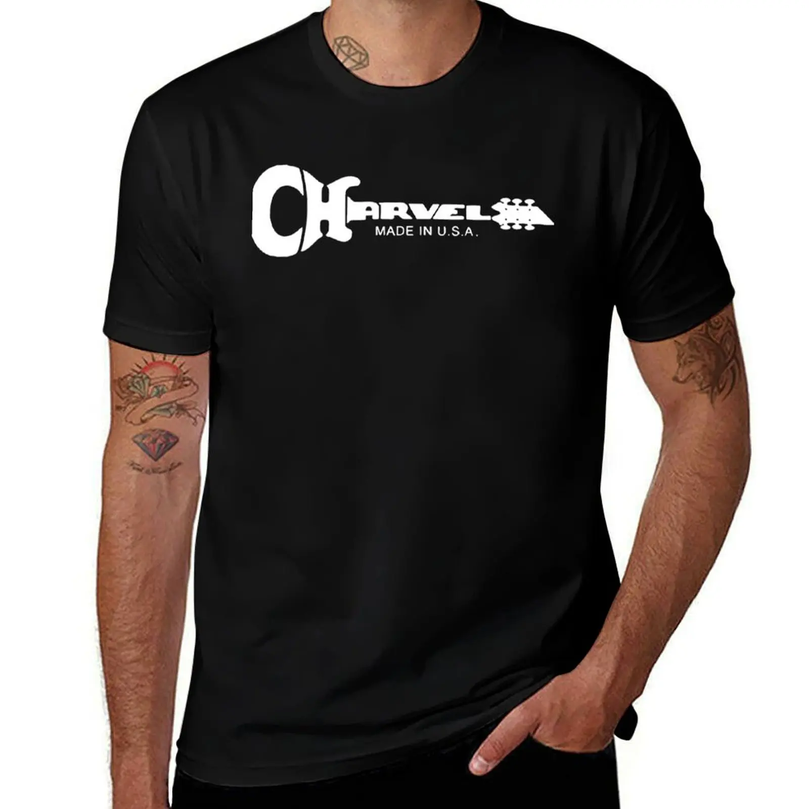 Best Seller Charvel Logo Merchandise T-Shirt Light Athletic Short Sleeve Tee Shirt T-Shirt