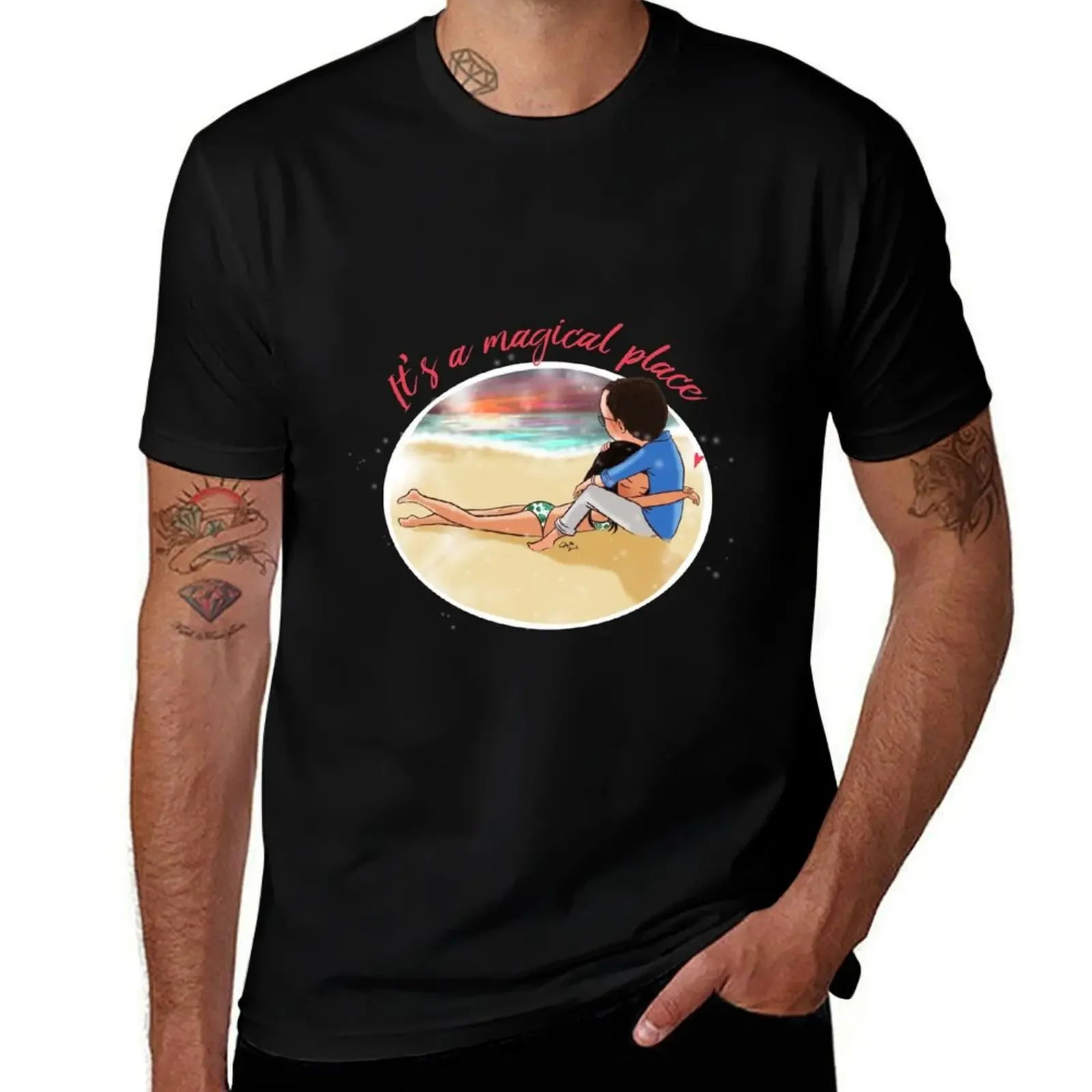 TAHITI: It's a Magical Place T-Shirt Holiday All Match T-Shirt(4XL 5XL 6XL No Shipping)