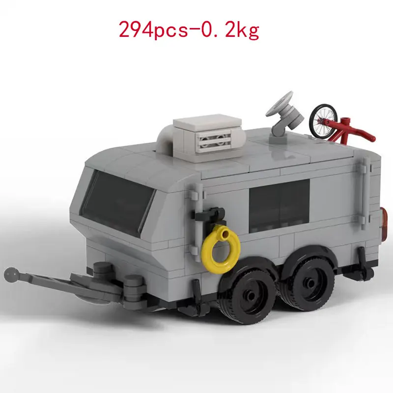بقعة سعر خاص MOC-105048l مقطورة سفر تجميع الجسيمات الصغيرة بناء الالعاب العملاقة نموذج هدية مجموعة بناء اللغز