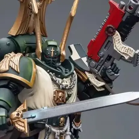 【Envío en 24 horas】JOYTOY Warhammer 40K Dark Angels Master Lazarus Modelo de juguete de regalo Figura de acción 1/18
