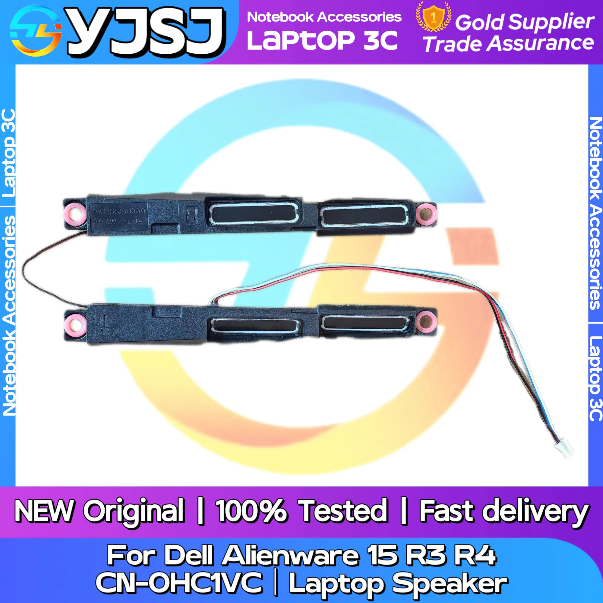 

New Original Laptop Notebook Audio Speaker For Dell Alienware 15 R3 R4 built-in left and right speaker horn audio CN-0HC1VC