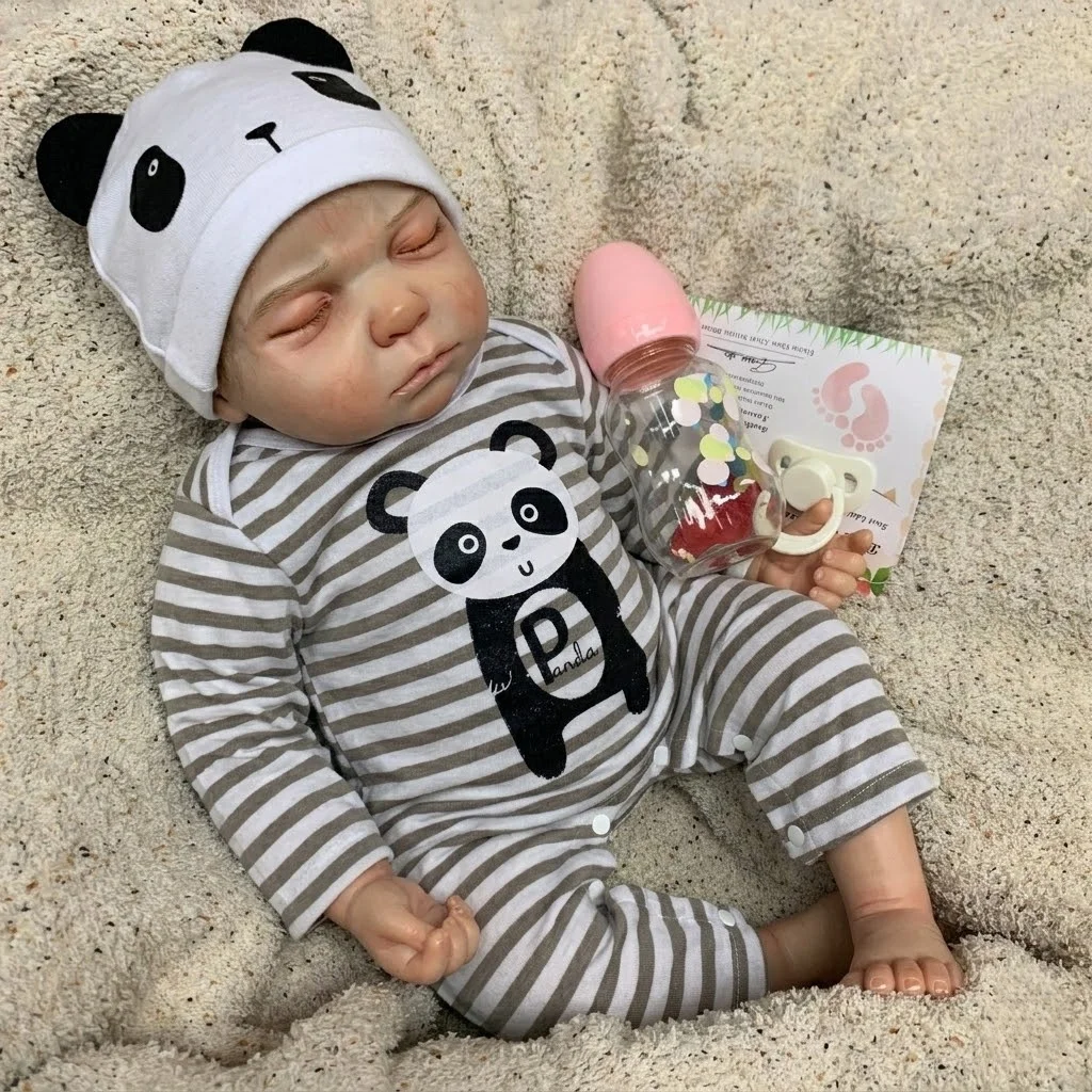 AWW! 18-20inch Reborn Toddler Doll 20inch Newborn Baby Doll Lifelike Bebe Realistic Doll Toy Boneca Brinquedo view 6