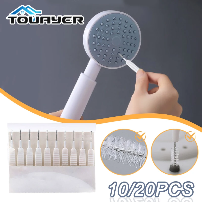 10pcs / Set Shower Head Cleaning Brush Anti-Clogging Washing Brush Small Pore Space Cleaning Brush For Kitchen Toilet Phone Hole