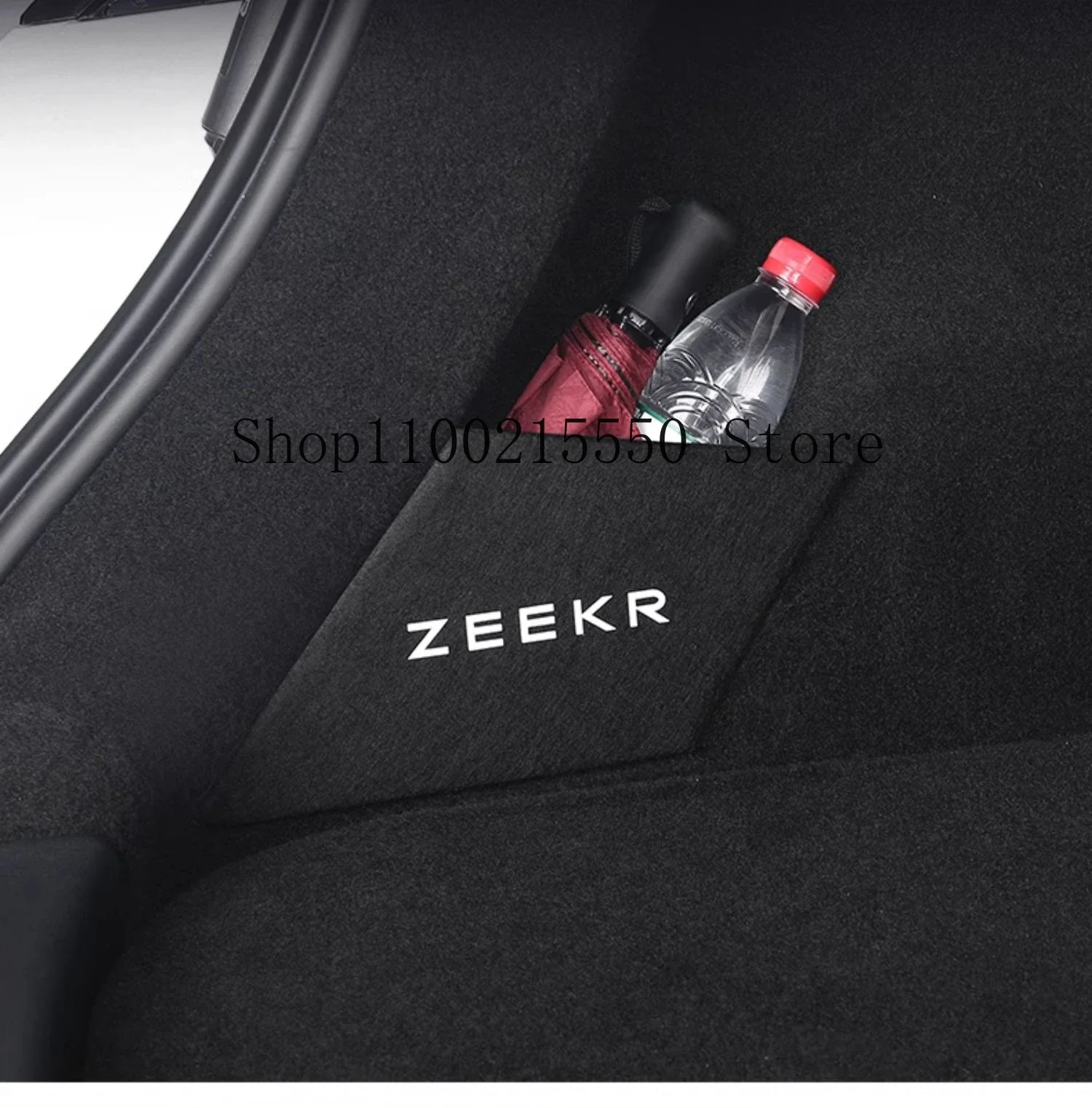 For Zeekr X 2023 2024 Rear Spare Compartment Partition Rear Trunk Storage Box Extreme Interior Modification Accessories