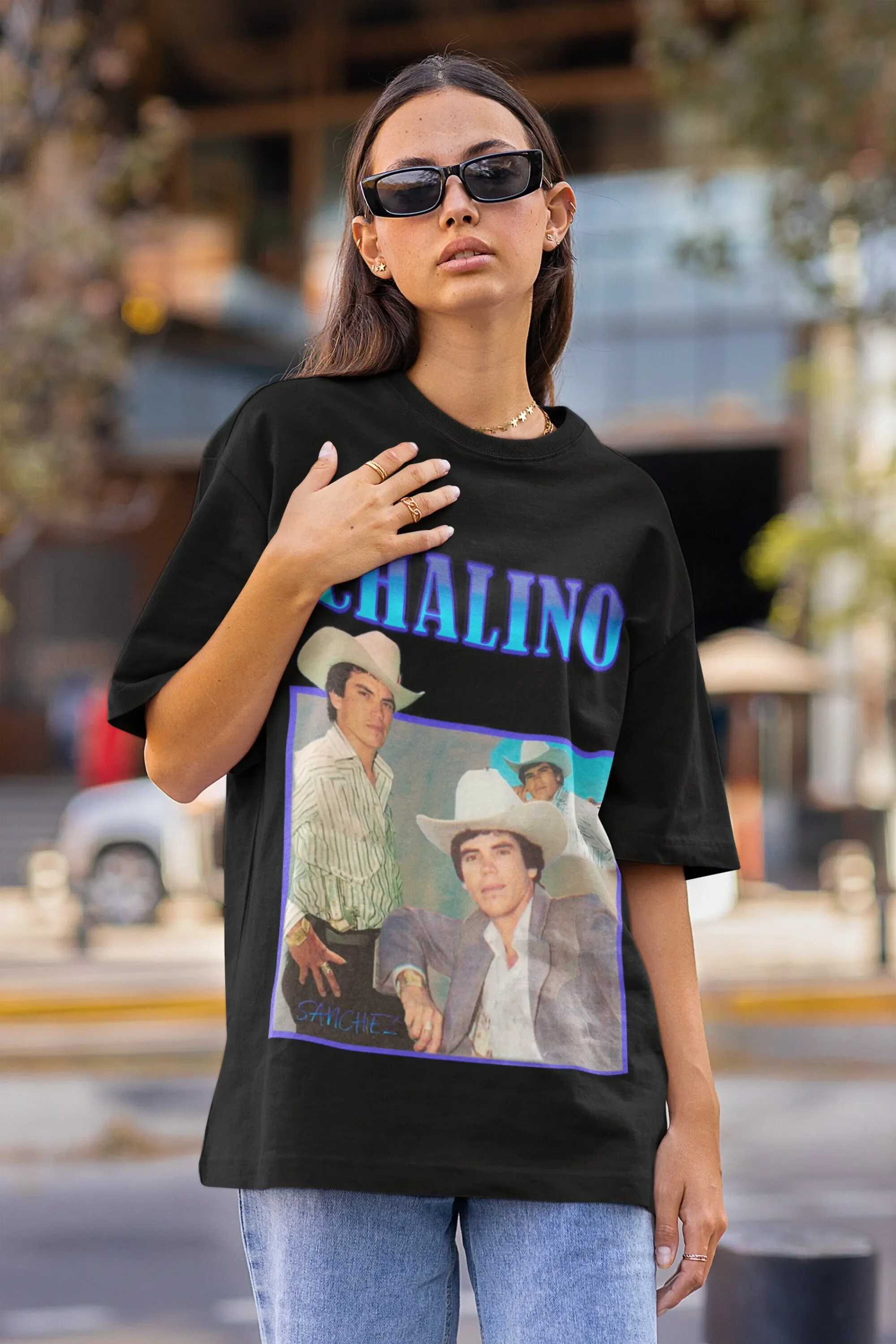 Chalino Sanchez oversized tee retro vintage promo TSSP