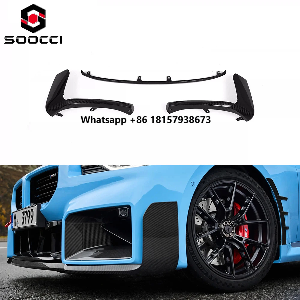 

Prepreg Dry Carbon Fiber Automotive Front Lip for M2 G87 Coupe 2-Door Front Bumper Lower Lip Along Splitter Body Kit