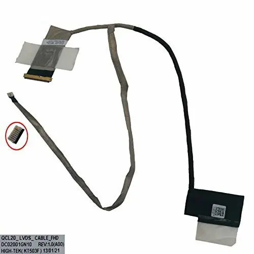 NOVO para DELL Vostro 3560 QCL20 LCD LED Cabo Flex de Vídeo DC02001GN10