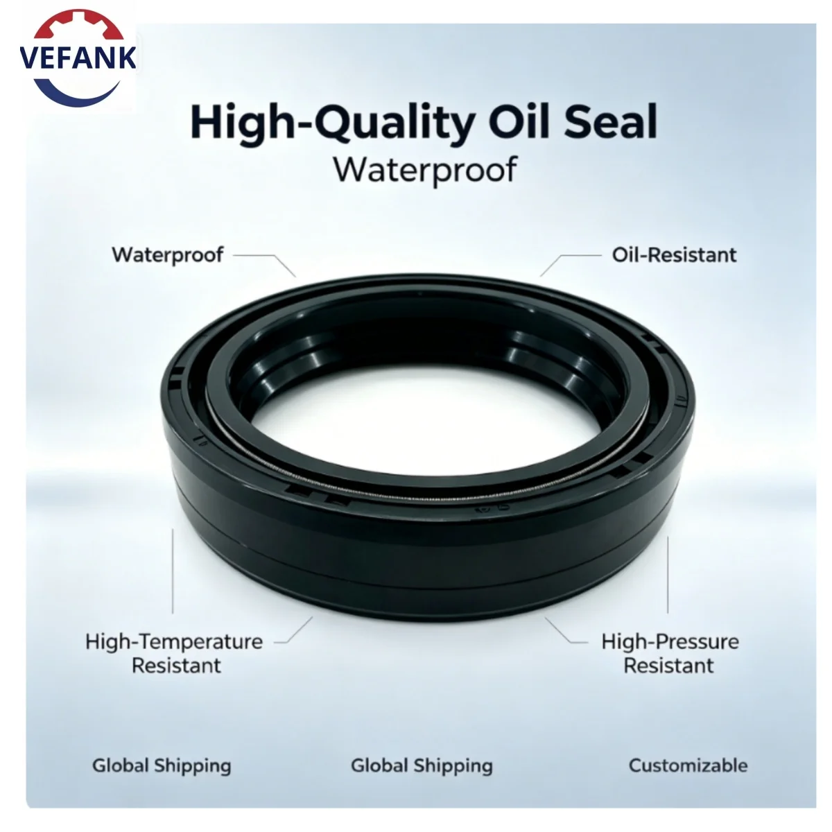 DC 41*54*11mm,Double spring oil seal NBR,Black, High Quality Motorcycle Parts,in stock, for motorcycle sealing