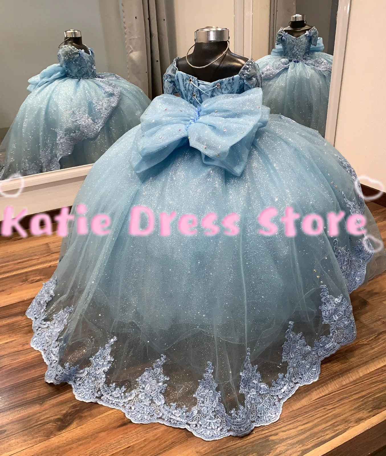 abito-da-damigella-d'onore-personalizzato-azzurro-cielo-in-tulle-scintillante-gonfio-da-principessa-per-bambini-per-feste-di-compleanno-per-la-prima-comunione-abiti-da-ballo