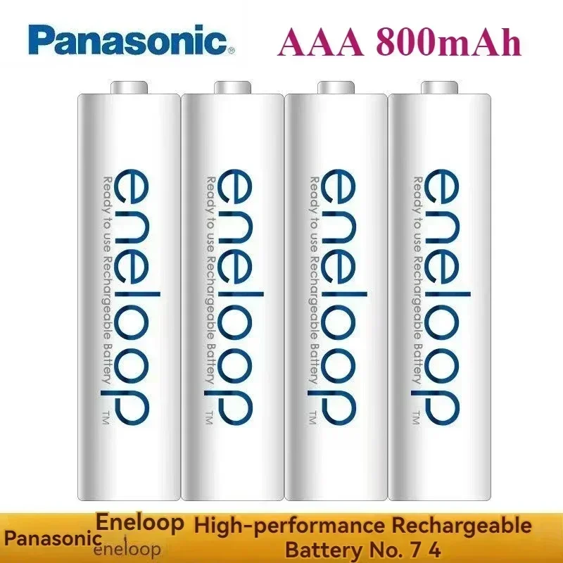 

For Electric Toys Flashlight Camera Pre-Charged Battery Panasonic Eneloop 800mAh AAA 1.2V NI-MH Rechargeable Batteries