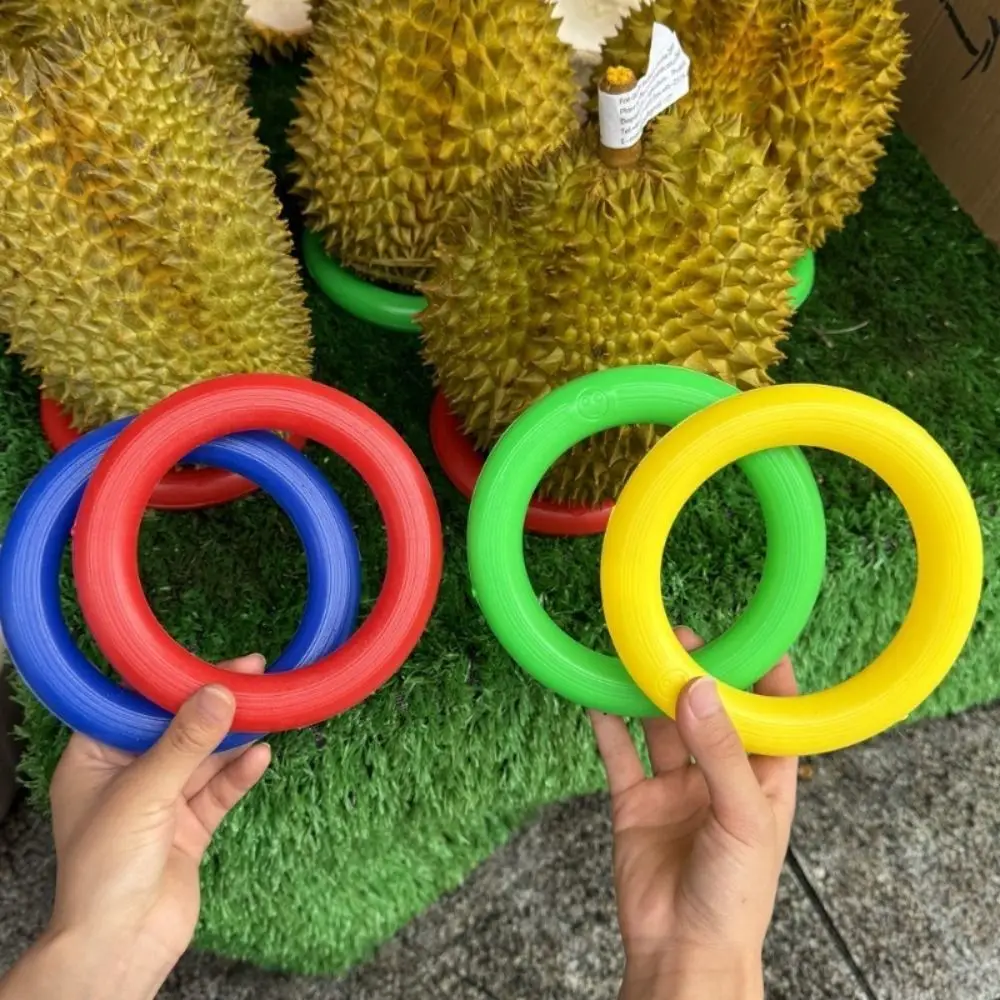 1/5Pcs Fashion Anti-Slip Fruit Fixed Ring Wear-resistant Plastic Watermelon Ring Football Display Stand