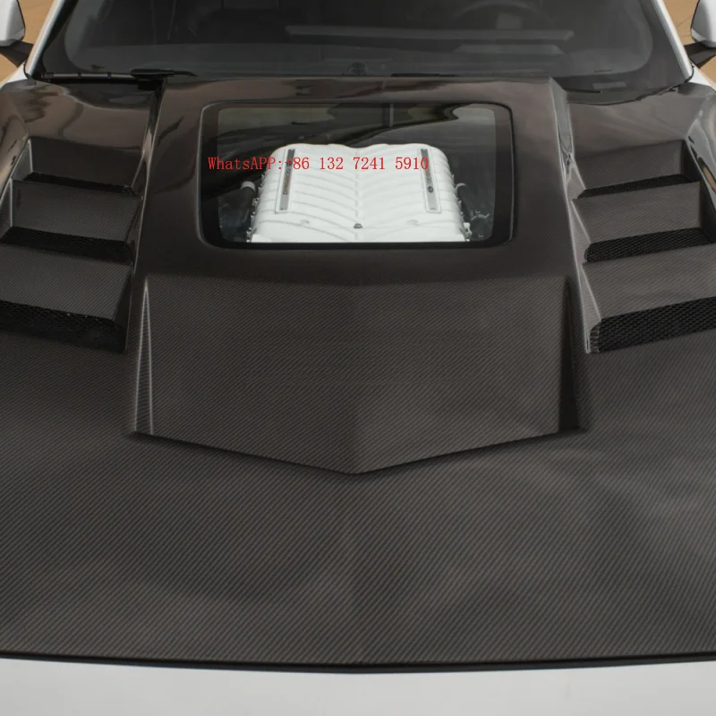 Transparent Glass Style Carbon Fiber Car