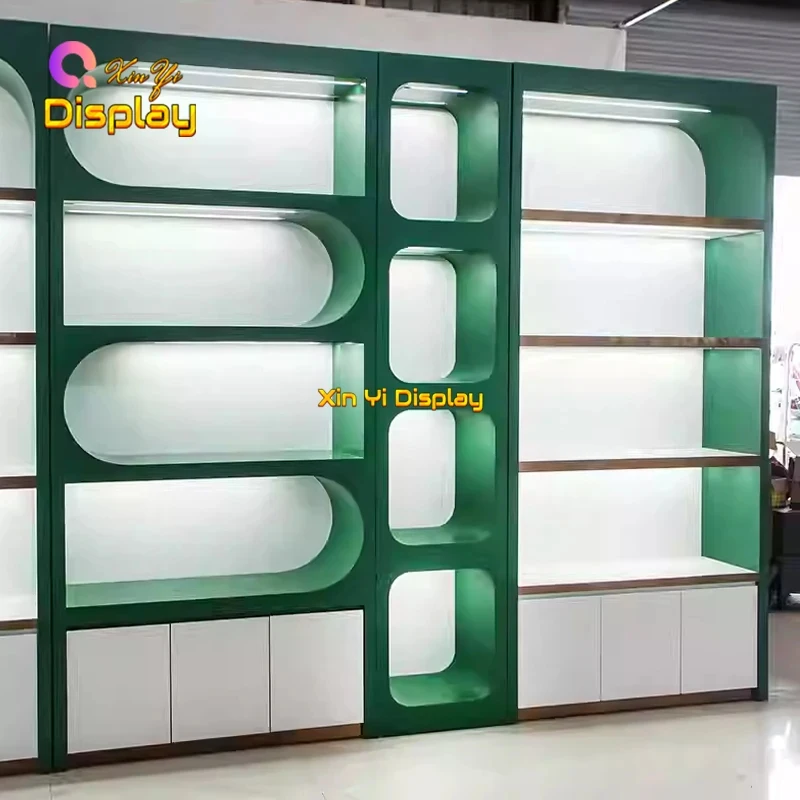 custom.Custom Modern High End LED Shoe Bag Armoire with Stainless Steel Design Recyclable Home Boutique Retail