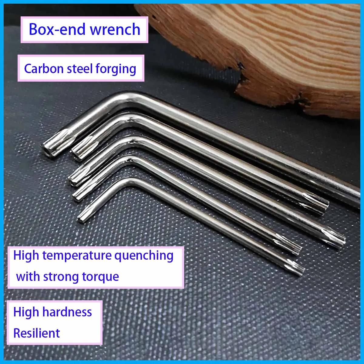 4pcs Steel  Six Lobe Torx Head Tamper Proof Security Bolt Screwdriver Screw Driver Key T4 T5 T6 T7 T8 T9 T10 T15 T20 T25 T30 T40