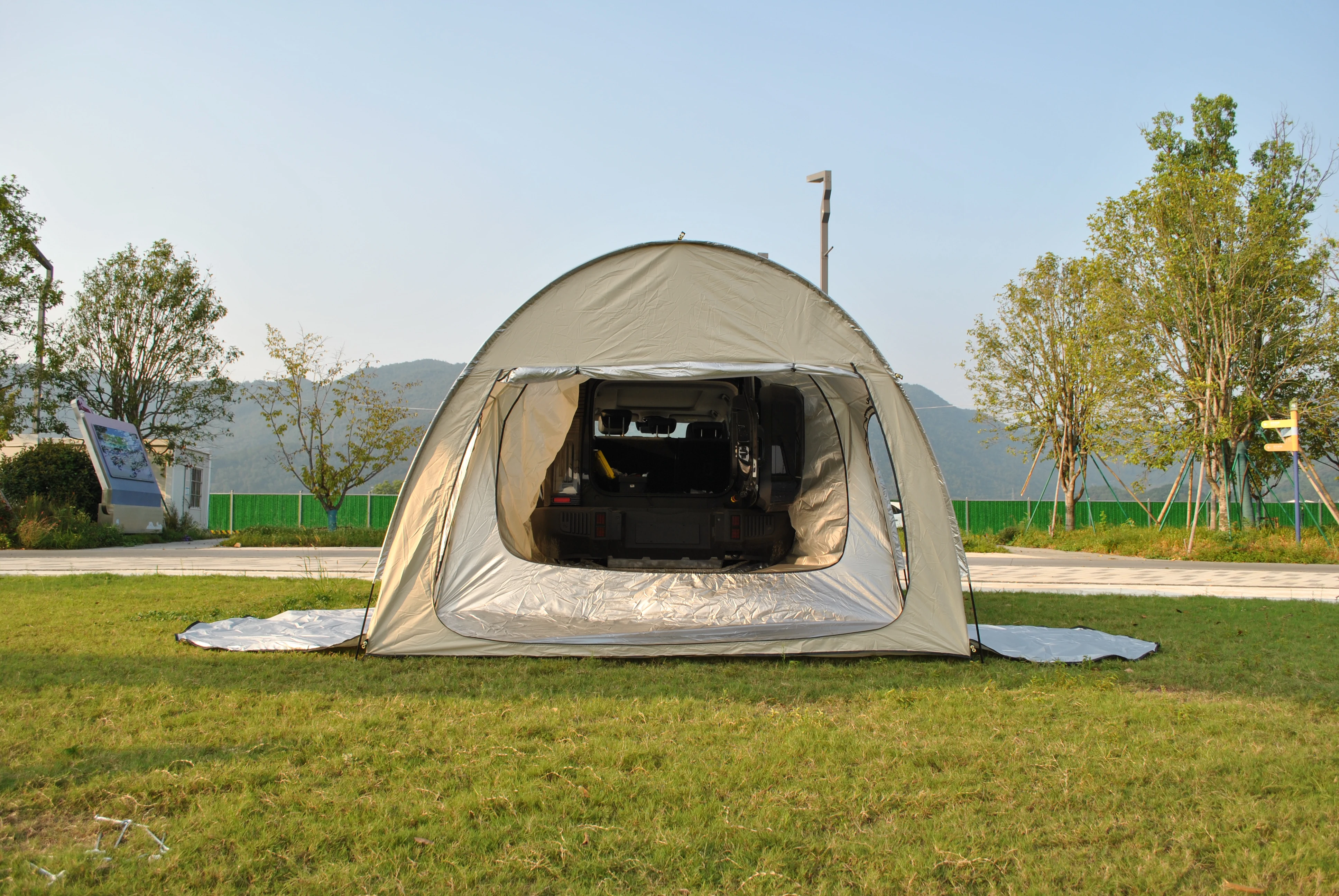 2 Person outdoor camping car tent,car SUV tent for 2 person,universal car tent,car side tent,car tents camping