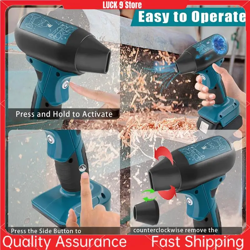 

Mini Jet Blower Portable Violent Turbo Fan For 18V Battery Cordless High Speed Handheld Fan For Keyboard Cleaning-AB52