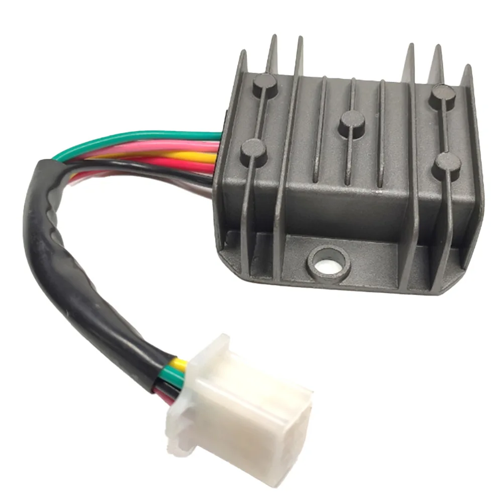 

1x 5 Wires 12V Voltage Correct Connector Direct Installation Dirt Bike For GY6 50 150cc Motorcycle Regulator Rectifier