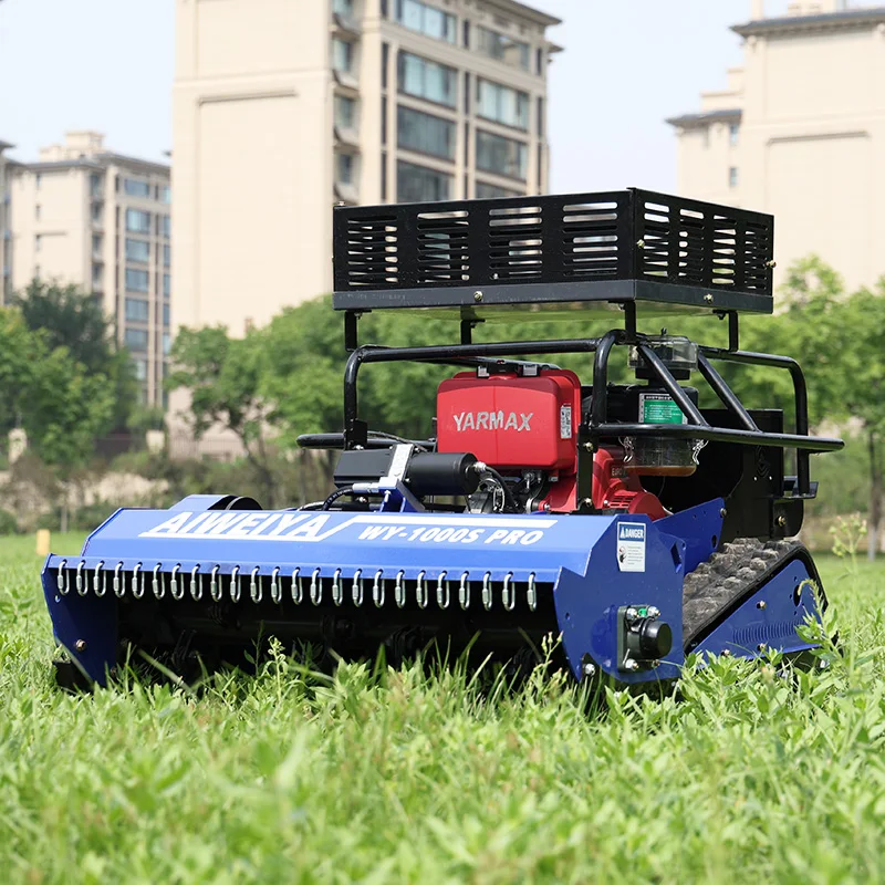 

Customized long continuous working remote control mulching Lawn Mower for highway national provincial road slope wild vine