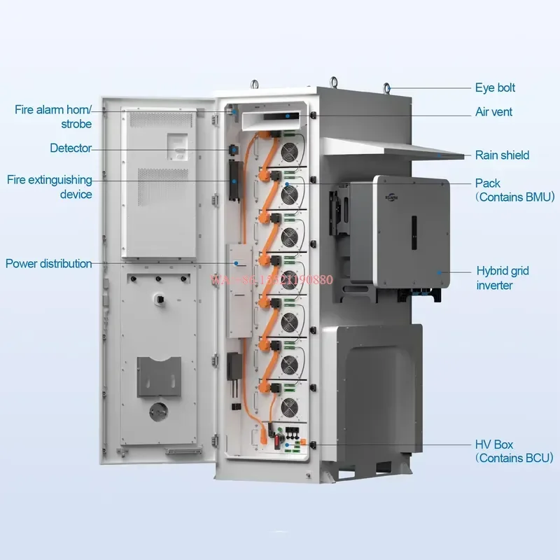 WMWMNU for SAKETE Smart 112kWh Weatherproof IP54 Industrial Energy Storage Battery 50kW BESS Cabinet for Mining and Farm