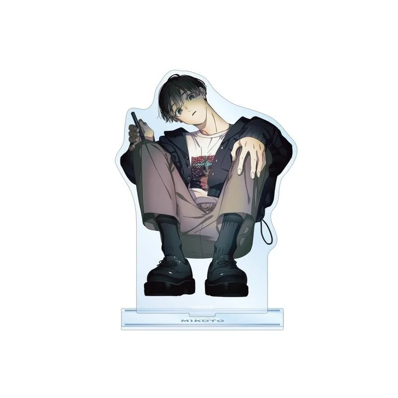 Anime MILGRAM Acrylic Stand Key Ring Haruka Sakurai Futa Kajiyama Mikoto Creative Figures Display Plate Jewelry Accessories Gift