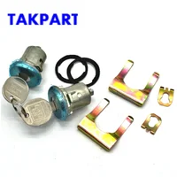 TAKPART Juego de cilindros de cerradura de puerta con 2 llaves para Chevrolet GMC Buick Cadillac Oldsmobile Pontiac