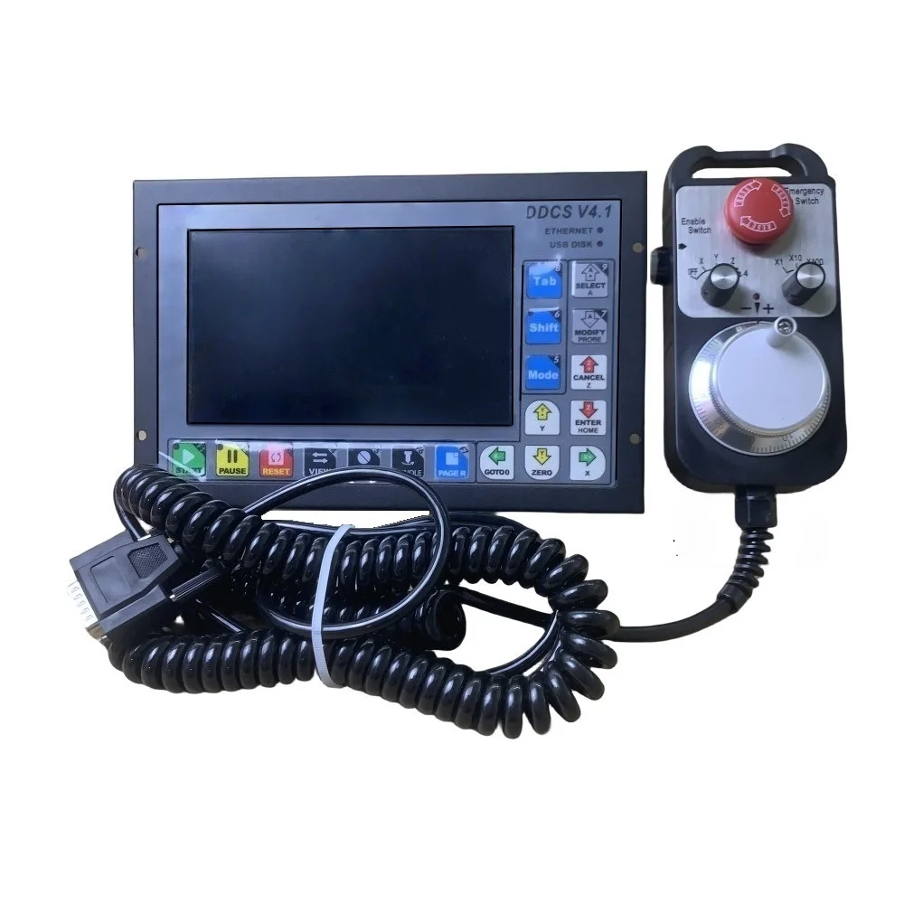 Digital dream numerical control controller 3/4 axis Ddcsv4.1 touch probe edge finder with 1474Mpg handwheel and power supply