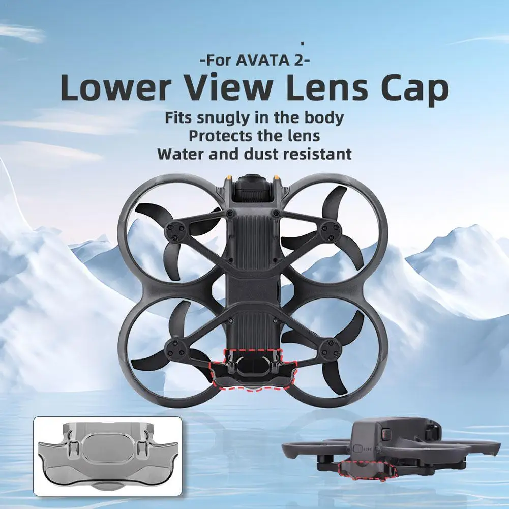 For DJI AVATA 2 Down-view Lens Cover Down-view Protective Cover Camera Gimbal Fixed Cover Avoidance Sleeve Accessories