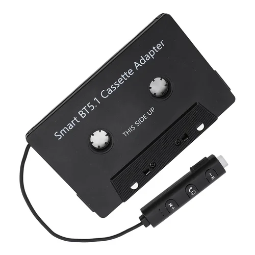Imagen 2 del producto Adaptador de casete Bluetooth DC5V BT5.1, cinta de casete inalámbrica Universal a adaptador auxiliar para coches, camiones con reproductor de casetes