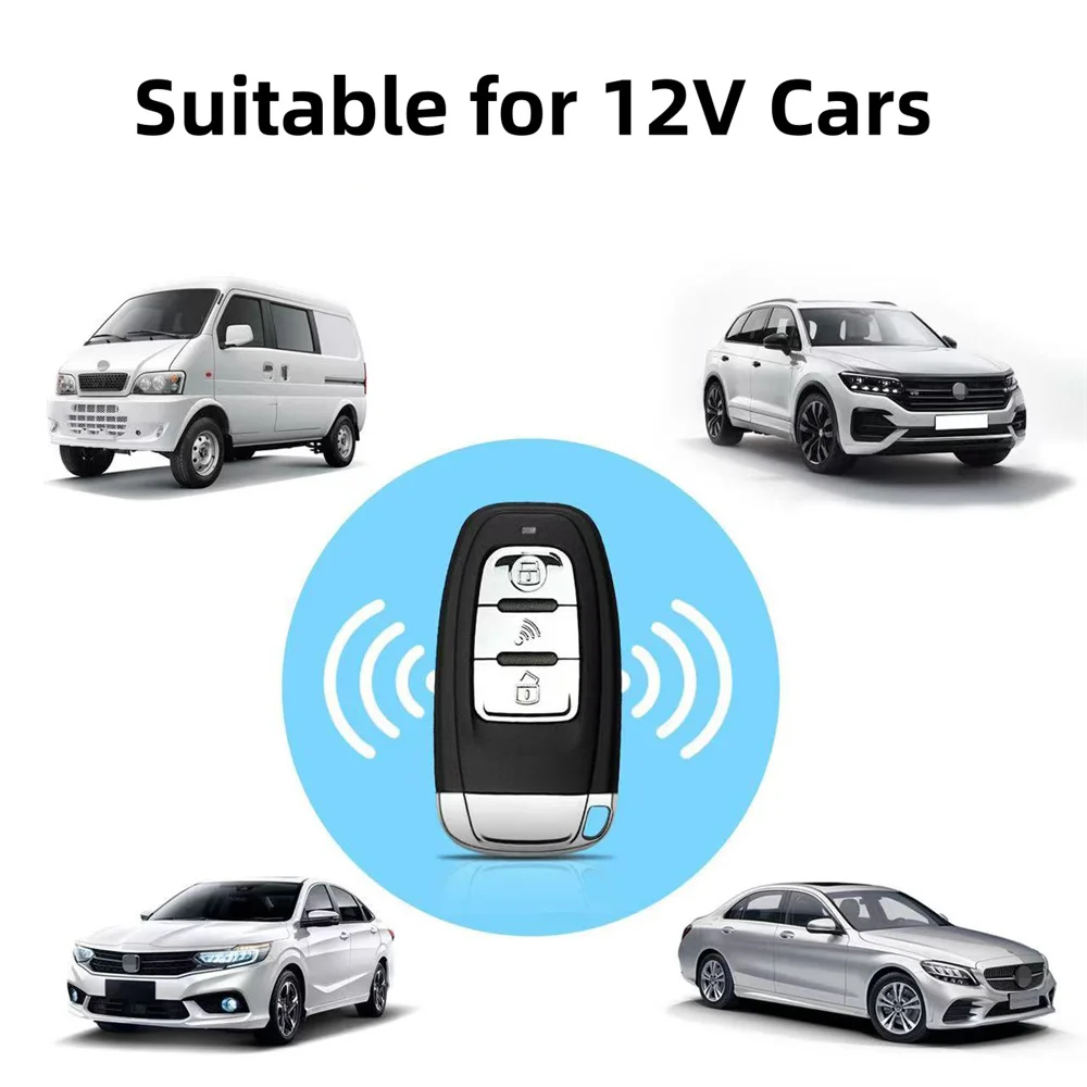 Inteligentny kluczyk samochodowy Alarm rozrusznika Bluetooth Autostart Set Auto Start Stop Push Button Keyless Entry System Skit Akcesoria