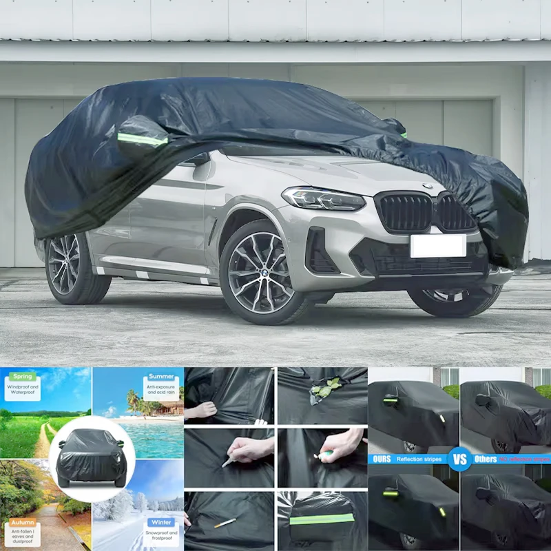 

For BMW X3 All-Weather Car Covers 6-in-1 Waterproof Dustproof UV Proof Snowproof Scratch Resistant Protection