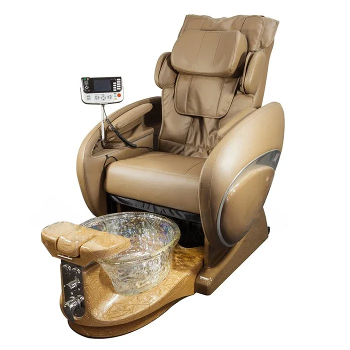 ZHONGSIBO Foshan Factory Modern Luxury Reclining Foot Massage Chair With Bowl