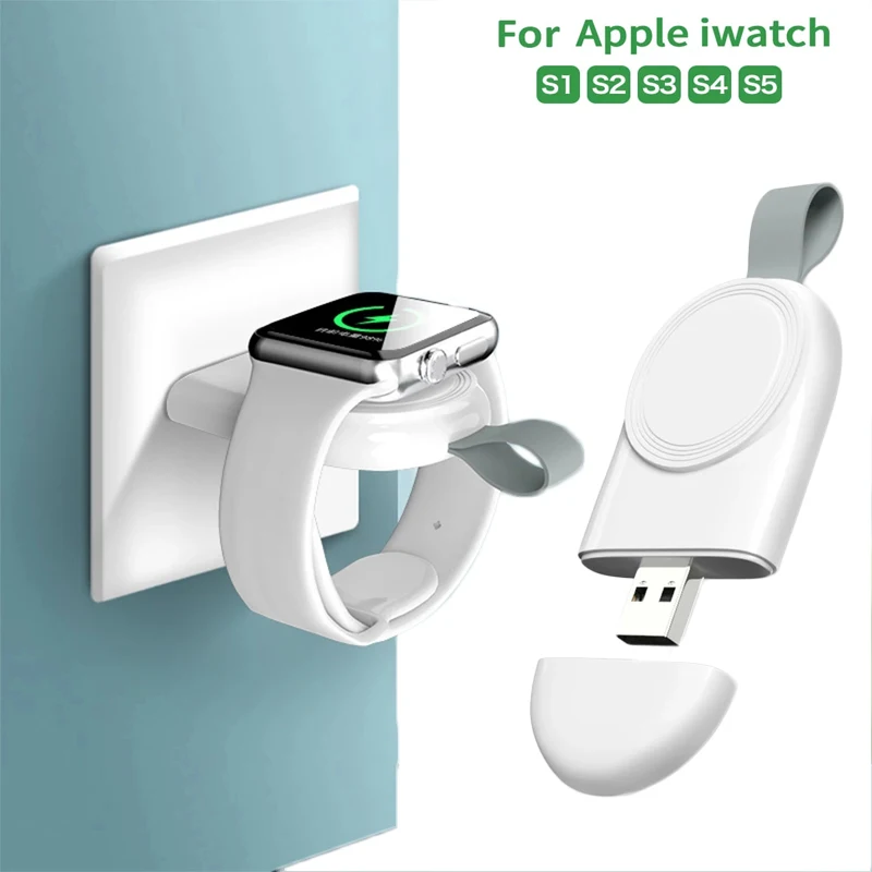 Creative Wireless Charger For Apple Watch 6 5 4 3 Se Series IWatch Accessories Portable USB Charging Dock Station For AppleWatch