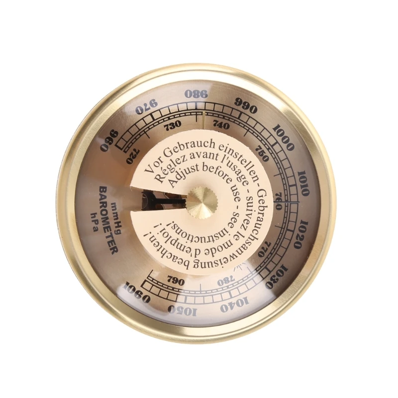 Barometer 180/130/90/70mm Wall Mounted Barometer Perspective Round Di-al Weather