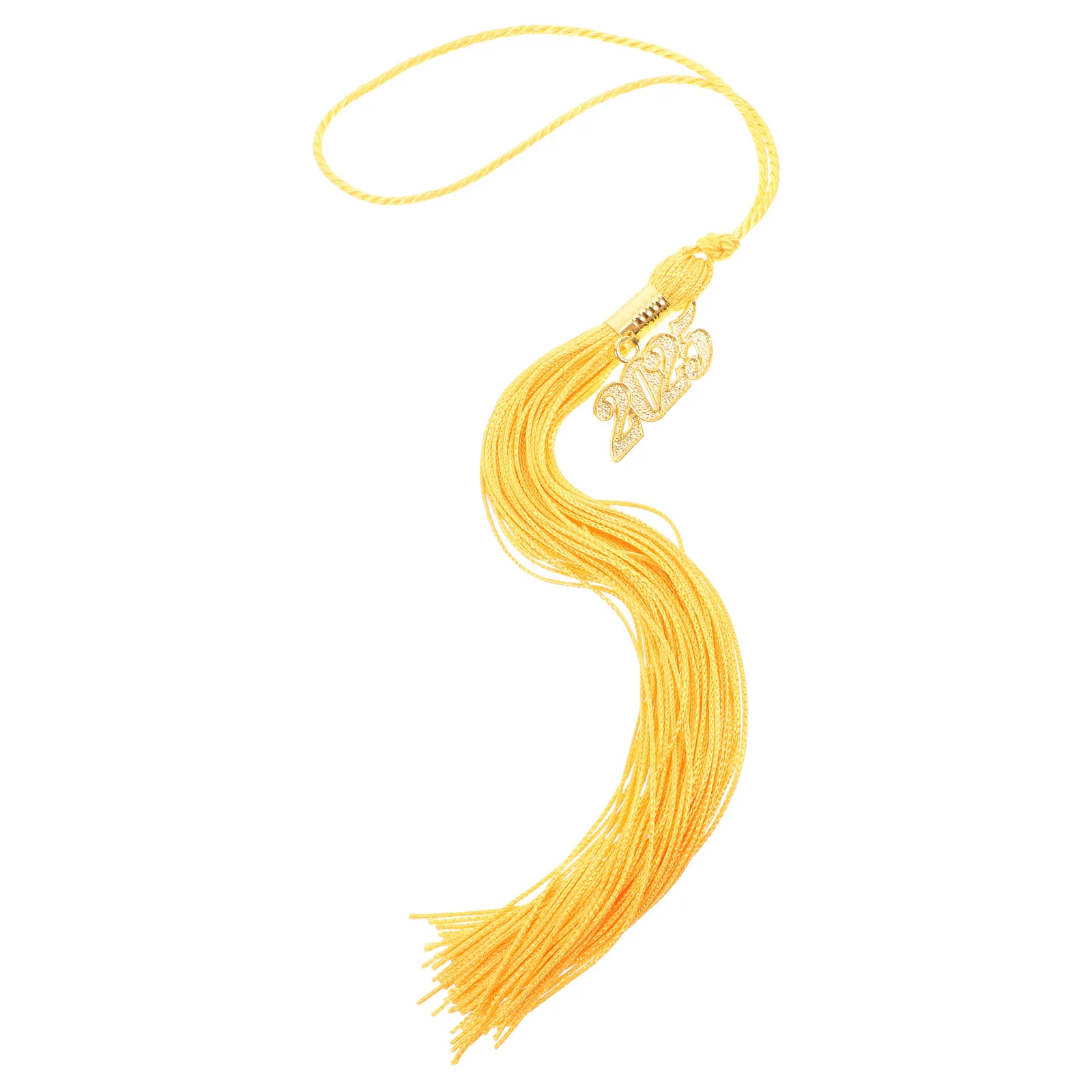 2025年卒業式帽子ペンダントタッセルチャーム、精巧に作られたポリエステル製の帽子飾り、卒業式の必需品