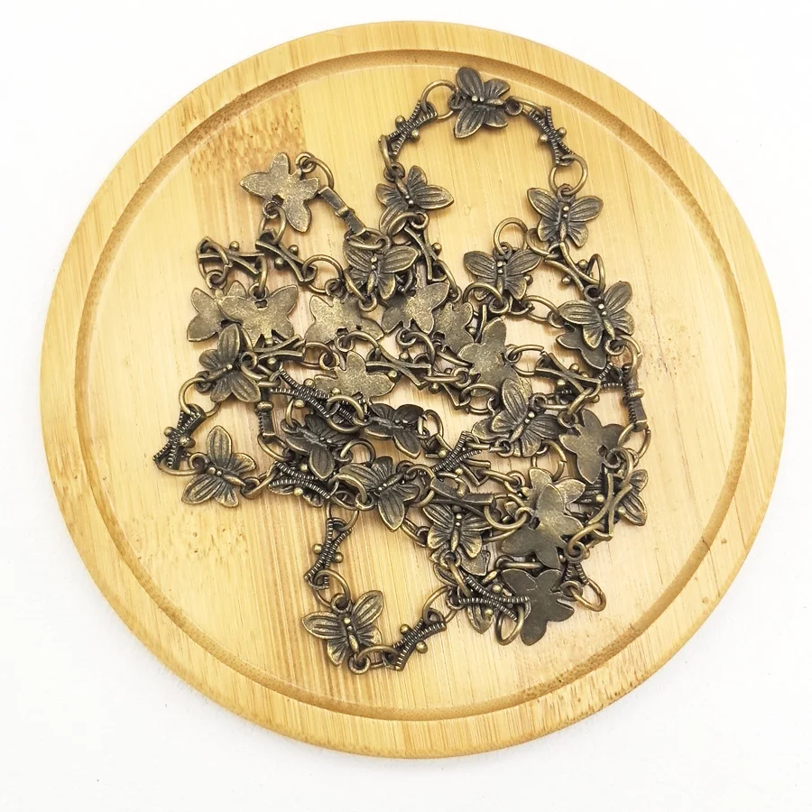 GraceAngie 1Meter Top Alloy Antique Bronze Butterfly Chains  DIY 14*10mm (32082)