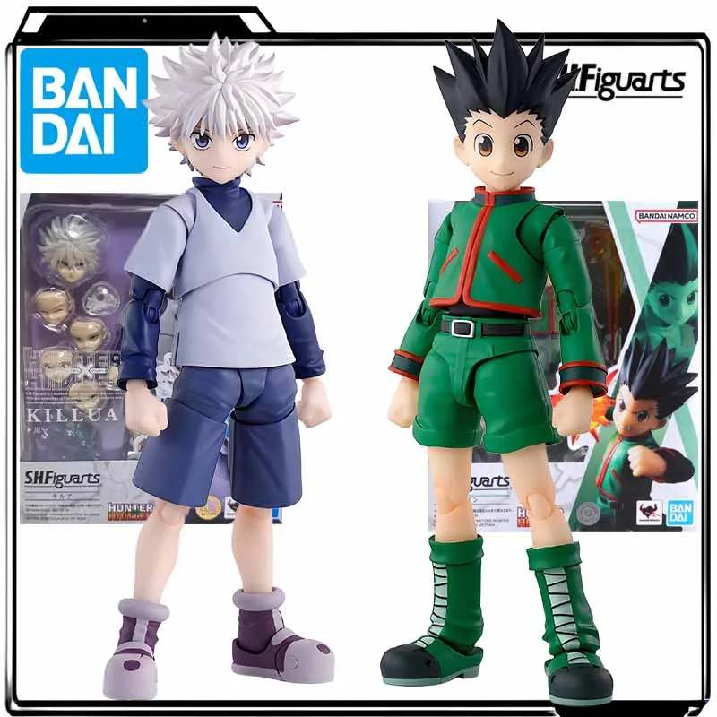

Bandai Genuine S.H.Figuarts Anime Figure Hunter×Hunter Killua&Gon Action Figure Toys Boys Kids Gift Collectible Model Ornaments