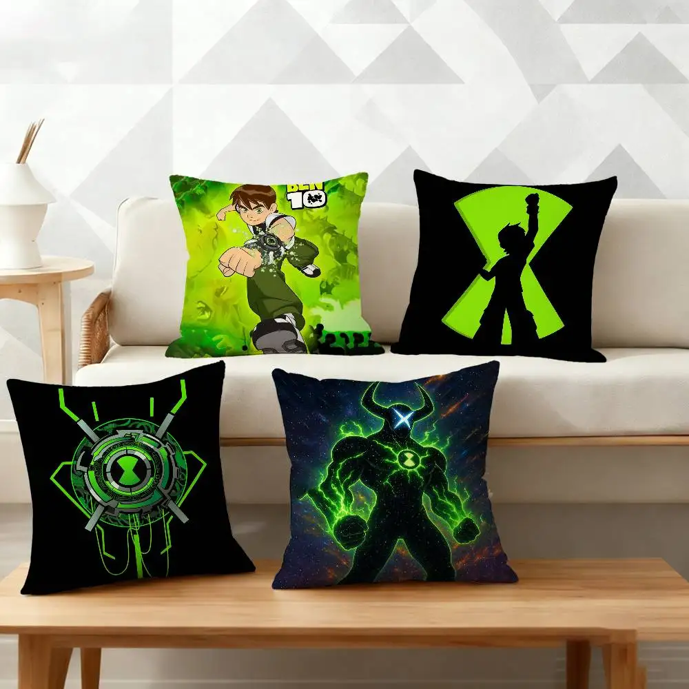 

Cool B-Ben 10 Pillow Case Cushion Cover Throw Pillow Case For Car Sofa