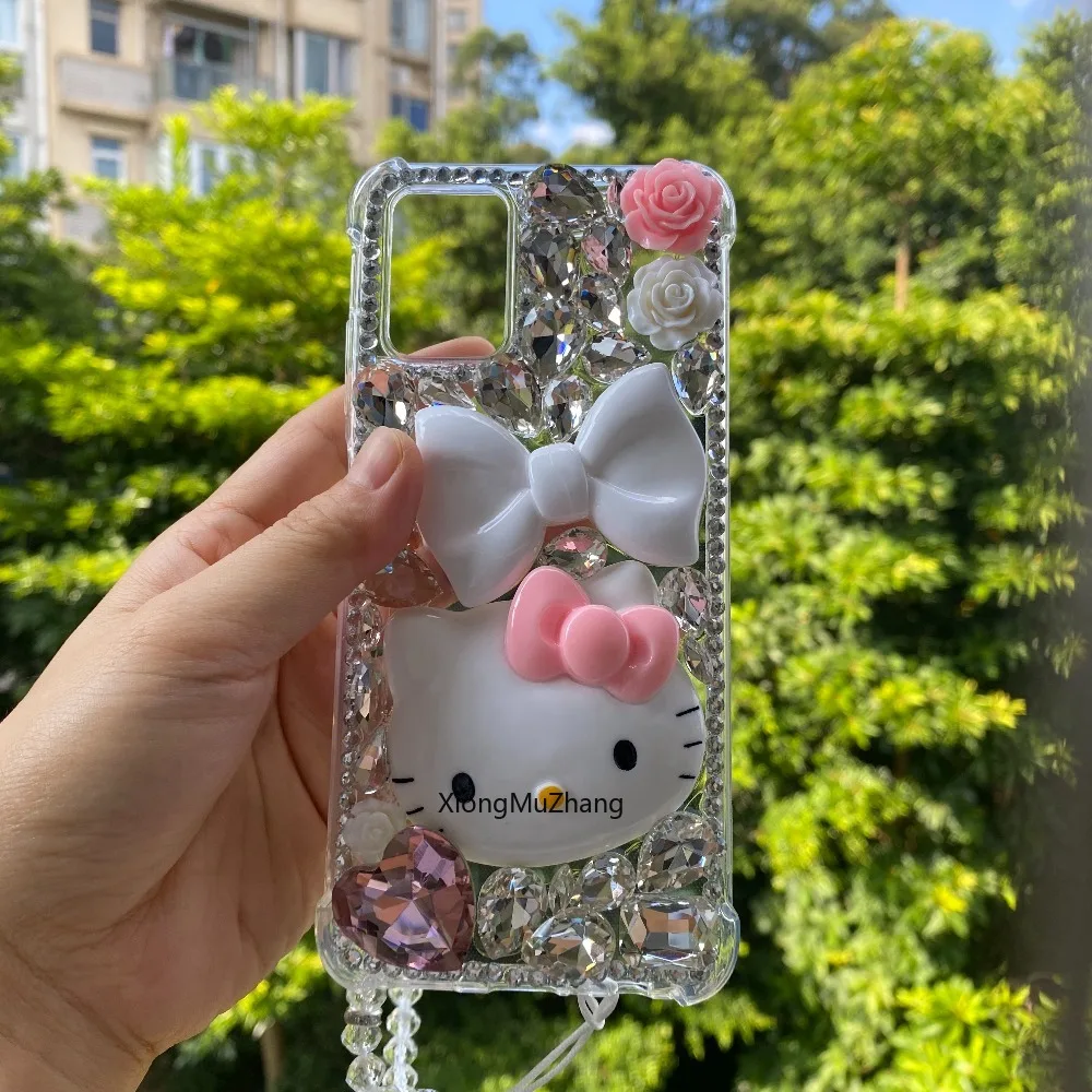 3D-Schleife süße Hello Kitty Handyhülle für Nokia G60 G50 G42 G22 G21 G20 G11 G10 C32 C30 C22 G400 G310 G300 1.4 1.3 2.4 3.2 4.2 6.2 – Detail 4
